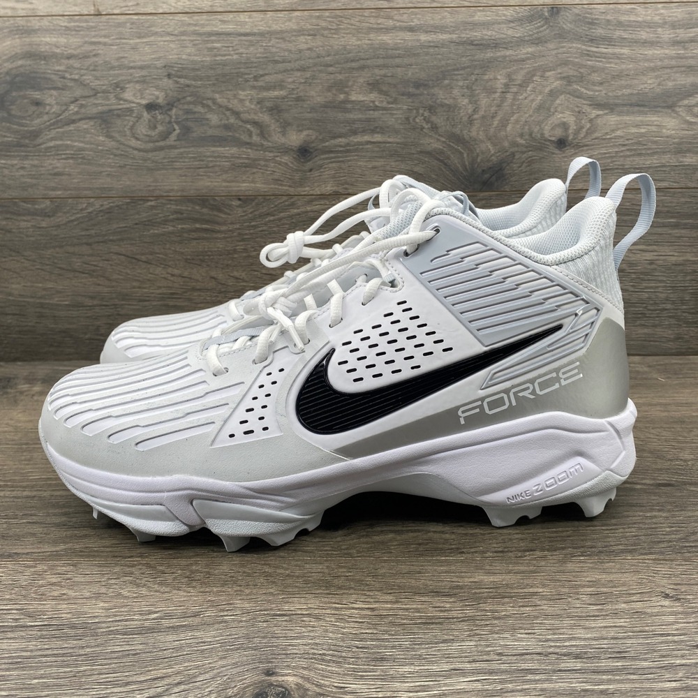 Nike Force Savage Pro 3 Football Cleats Mens 14 White Silver FJ8163-105